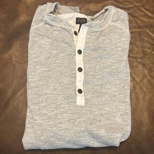 Good Man LS 1/4 button knit shirt